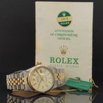 Rolex Datejust 36 16013 (1980) - Yellow dial 36 mm Gold/Steel case (5/7)