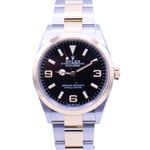 Rolex Explorer 124273 (2024) - Zwart wijzerplaat 36mm Goud/Staal (1/6)