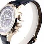 Patek Philippe World Time Chronograph 5930G-010 (2022) - Blauw wijzerplaat 39mm Witgoud (3/8)