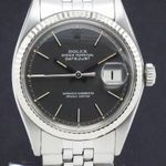Rolex Datejust 1601 (1972) - Grey dial 36 mm Steel case (1/7)