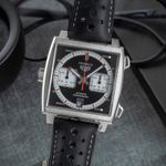 TAG Heuer Carrera Calibre HEUER 01 CAR201AA.BA0714 (Onbekend (willekeurig serienummer)) - Wit wijzerplaat 43mm Staal (3/8)