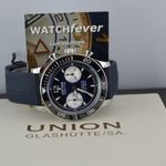 Union Glashütte Noramis Chronograph D012.927.18.057.00 (Unknown (random serial)) - Blue dial 43 mm Steel case (5/5)