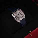 Cartier Santos Dumont WSSA0023 (Unknown (random serial)) - Silver dial 28 mm Steel case (3/8)
