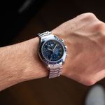 Omega Speedmaster Day Date 3222.80.00 (2008) - Blauw wijzerplaat 40mm Staal (5/6)
