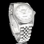 Rolex Datejust 36 16234 (2002) - White dial 36 mm Steel case (3/8)
