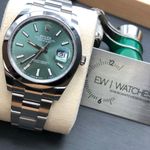 Rolex Datejust 41 126300 (2023) - Groen wijzerplaat 41mm Staal (5/8)