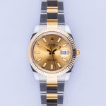 Rolex Datejust 41 126333 (2022) - Champagne wijzerplaat 41mm Goud/Staal (3/8)