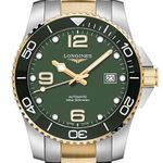 Longines HydroConquest L3.781.3.06.7 (2025) - Green dial 41 mm Steel case (1/1)