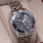 Omega Seamaster Diver 300 M 2225.80.00 (2008) - Blue dial 42 mm Steel case (1/8)