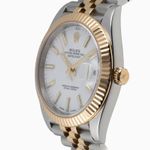 Rolex Datejust 41 126333 (Unknown (random serial)) - White dial 41 mm Gold/Steel case (6/8)