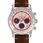 Breitling Navitimer 1 B01 Chronograph AB01219A1G1X2 (2023) - Zilver wijzerplaat 43mm Staal (1/2)