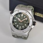 Audemars Piguet Royal Oak Offshore Diver 15720ST.OO.A052CA.01 (2023) - Green dial 42 mm Steel case (1/6)