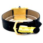 Cartier Tank Vermeil 590005 (Unknown (random serial)) - Yellow dial 23 mm Silver case (6/8)