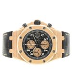 Audemars Piguet Royal Oak Offshore Chronograph 26470OR.OO.A002CR.02 (2021) - Zwart wijzerplaat 42mm Roségoud (6/8)