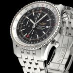 Breitling Navitimer World A24322 (2010) - Black dial 46 mm Steel case (7/8)