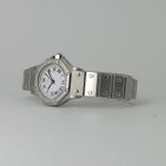 Cartier Santos 0906 (2003) - White dial 25 mm Steel case (4/8)