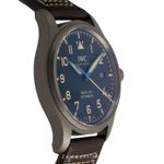 IWC Pilot Mark IW327006 (Onbekend (willekeurig serienummer)) - Zwart wijzerplaat 40mm Titanium (6/8)