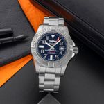 Breitling Avenger II Seawolf A17331 (Unknown (random serial)) - Black dial 45 mm Steel case (1/8)