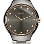 Rado True Thinline R27956722 (2024) - Grijs wijzerplaat 30mm Keramiek (1/3)