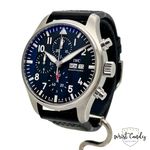 IWC Pilot Chronograph IW378001 (2023) - Black dial 43 mm Steel case (2/8)