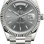 Rolex Day-Date 40 228239 (2025) - Grey dial 40 mm White Gold case (1/1)