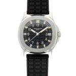 Patek Philippe Aquanaut 5060 (1997) - Zwart wijzerplaat 34mm Staal (1/1)