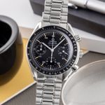 Omega Speedmaster Reduced 3510.50.00 (Onbekend (willekeurig serienummer)) - Zwart wijzerplaat 39mm Staal (3/8)