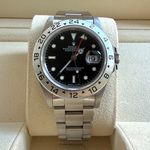Rolex Explorer II 16570 (1993) - Zwart wijzerplaat 40mm Staal (1/7)