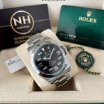 Rolex Air-King 116900 (2021) - Black dial 40 mm Steel case (2/3)