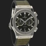 Hublot Classic Fusion Chronograph 541.NX.8970.LR (2024) - Groen wijzerplaat 42mm Titanium (4/7)