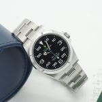 Rolex Air-King 126900 (2023) - Zwart wijzerplaat 40mm Staal (1/8)