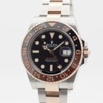 Rolex GMT-Master II 126711CHNR (2019) - Zwart wijzerplaat 40mm Goud/Staal (3/8)