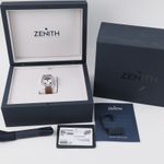 Zenith El Primero Chronomaster 03.3200.3600/21.C903 (2023) - Zwart wijzerplaat 38mm Staal (8/8)
