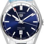 TAG Heuer Carrera Calibre 7 WBN201A.BA0640 (2023) - Blue dial 41 mm Steel case (1/7)