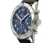 Breitling Classic AVI A233801A1C1X1 (Onbekend (willekeurig serienummer)) - Blauw wijzerplaat 42mm Staal (6/8)