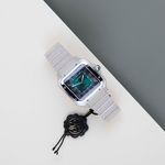 Cartier Santos WSSA0062 (2025) - Green dial 40 mm Steel case (2/8)