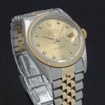 Rolex Datejust 36 16233 (1991) - Gold dial 36 mm Gold/Steel case (7/7)