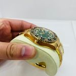 Rolex GMT-Master II 116718LN (2015) - Green dial 40 mm Yellow Gold case (8/8)