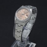 Rolex Oyster Perpetual Lady Date 79190 (2002) - Roze wijzerplaat 26mm Staal (5/7)
