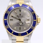 Rolex Submariner Date 16613 (1999) - Champagne dial 40 mm Gold/Steel case (1/8)