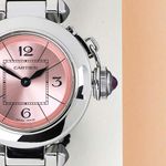 Cartier Pasha W3140008 (2010) - Pink dial 27 mm Steel case (5/8)