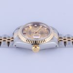 Rolex Lady-Datejust 69173 (1988) - Champagne wijzerplaat 26mm Goud/Staal (5/8)