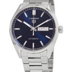 TAG Heuer Carrera Calibre 5 WBN2012.BA0640 (2025) - Blue dial 41 mm Steel case (2/3)