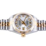 Rolex Lady-Datejust 69173 (1991) - Silver dial 26 mm Gold/Steel case (6/8)