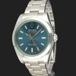 Rolex Milgauss 116400GV (2022) - 40mm Staal (1/8)