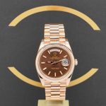 Rolex Day-Date 40 228235 (2016) - Brown dial 40 mm Rose Gold case (1/7)