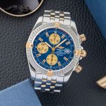 Breitling Chronomat Evolution B13356 (Unknown (random serial)) - Blue dial 44 mm Steel case (1/8)