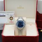 Omega Speedmaster Date 3511.80.00 (1998) - Blauw wijzerplaat 39mm Staal (3/7)