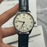 IWC Portuguese Automatic IW358304 (2023) - Zilver wijzerplaat 40mm Staal (5/8)