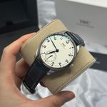 IWC Portuguese Automatic IW358304 (2023) - Zilver wijzerplaat 40mm Staal (3/8)